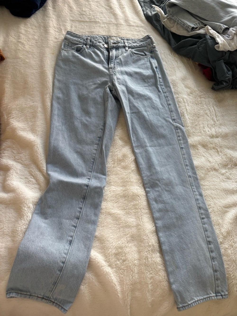 PacSun Light Blue Straight Leg Women's Jeans